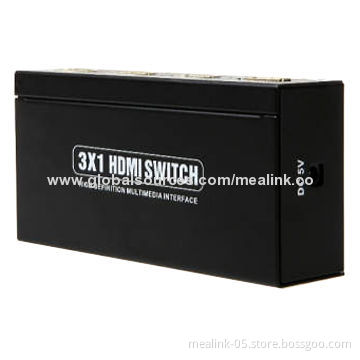 3x1 HDMI Switcher with 1.3V, Support 3D